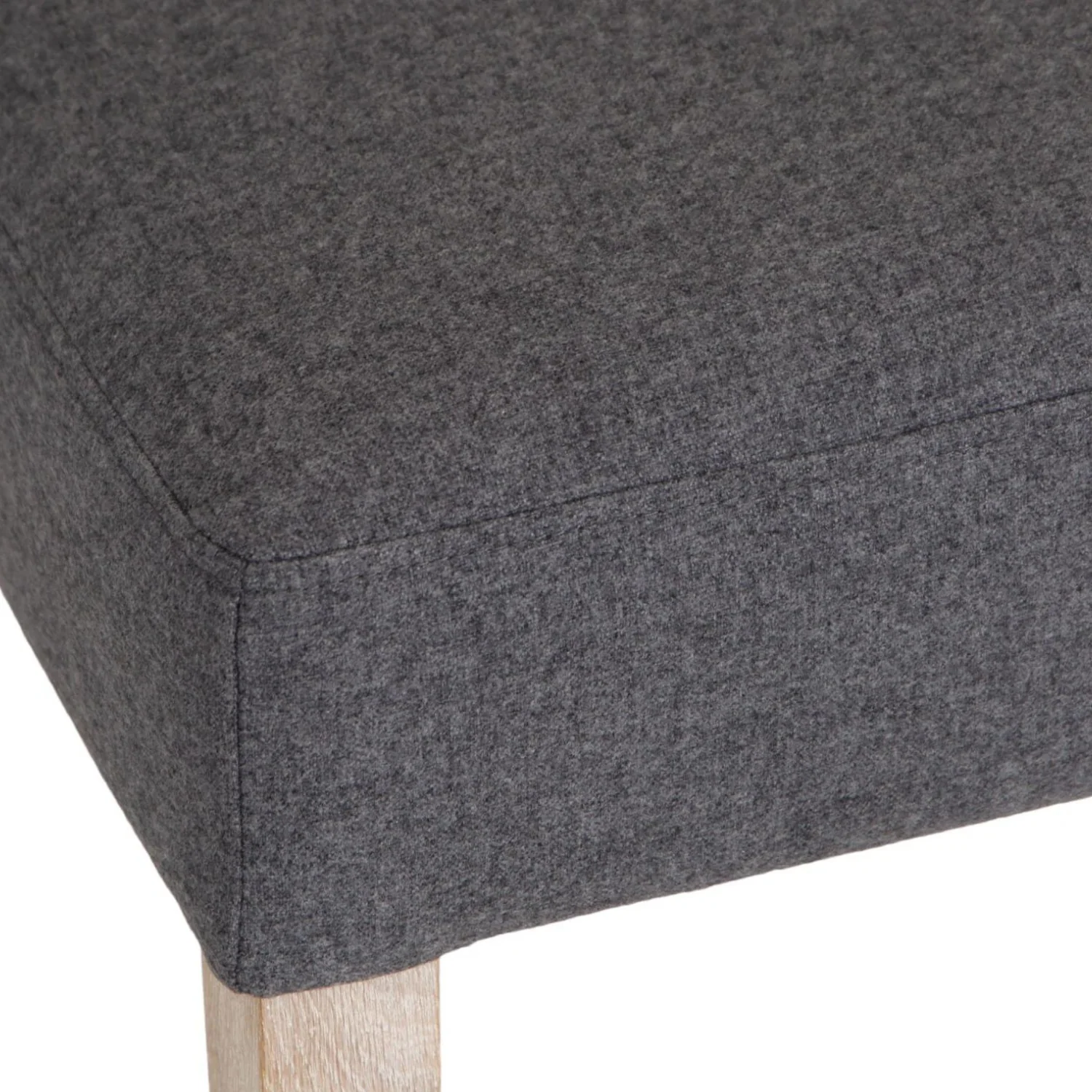 Clayton Upholstered Dining Chair Grey - Image 4