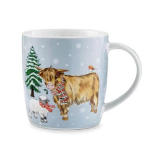 Cooksmart Christmas On The Farm Barrel Mug