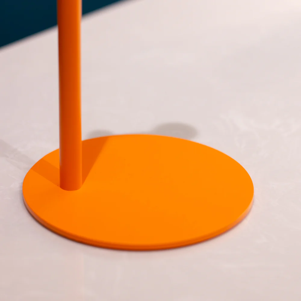 Cosmo USB Rechargeable Table Lamp – Modern Orange Desk Lamp - Image 2