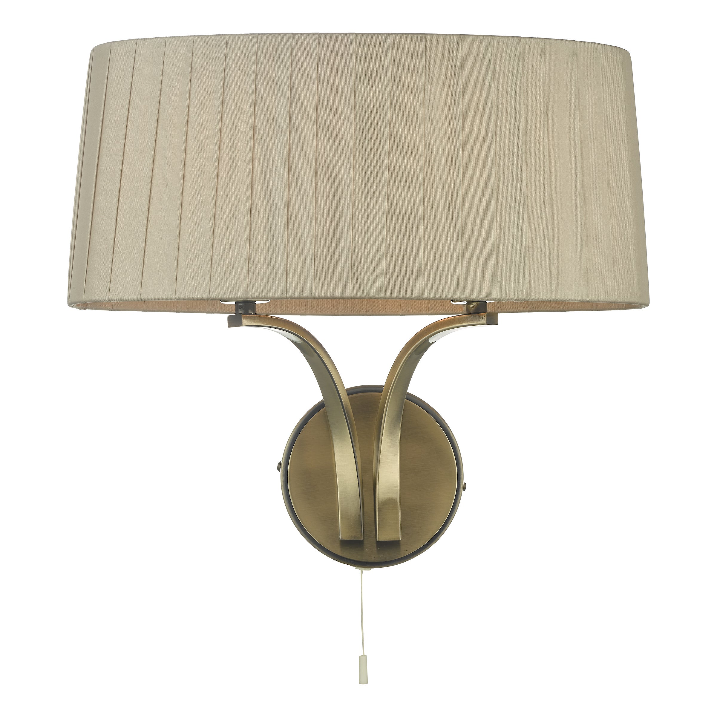 Cristin 2 Light Wall Light Antique Brass - Classic Home Decor Lighting - Image 2