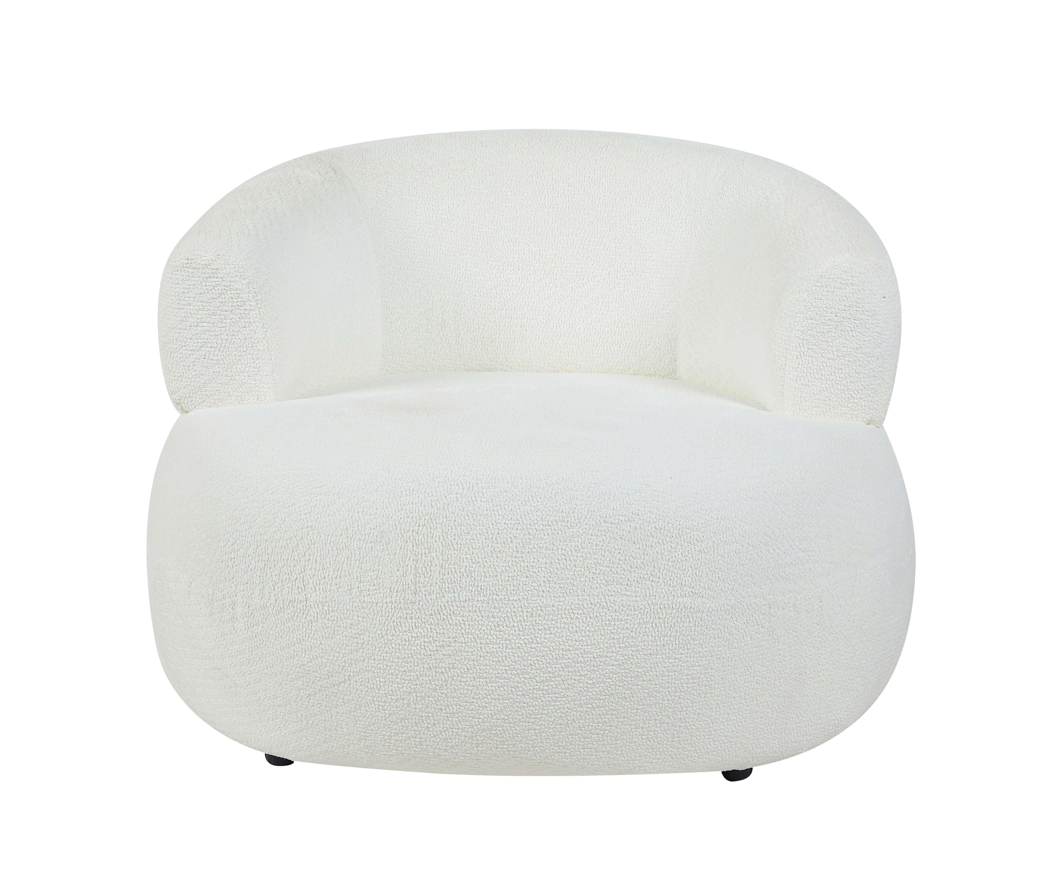 Daisy Accent Chair White - Fabric Occasional Living Room Chair