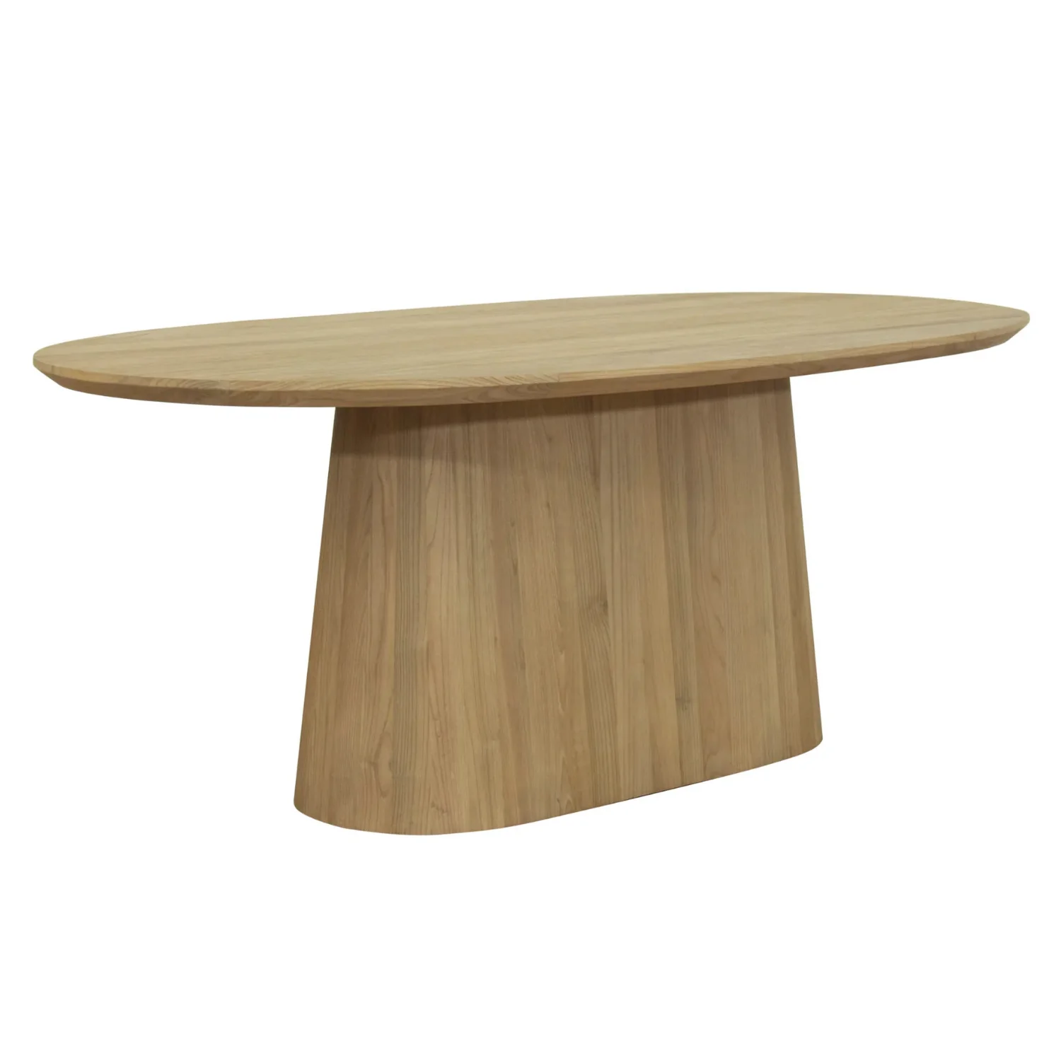 Dakota Oval Dining Table 200cm Oak - Modern Wooden Kitchen Table