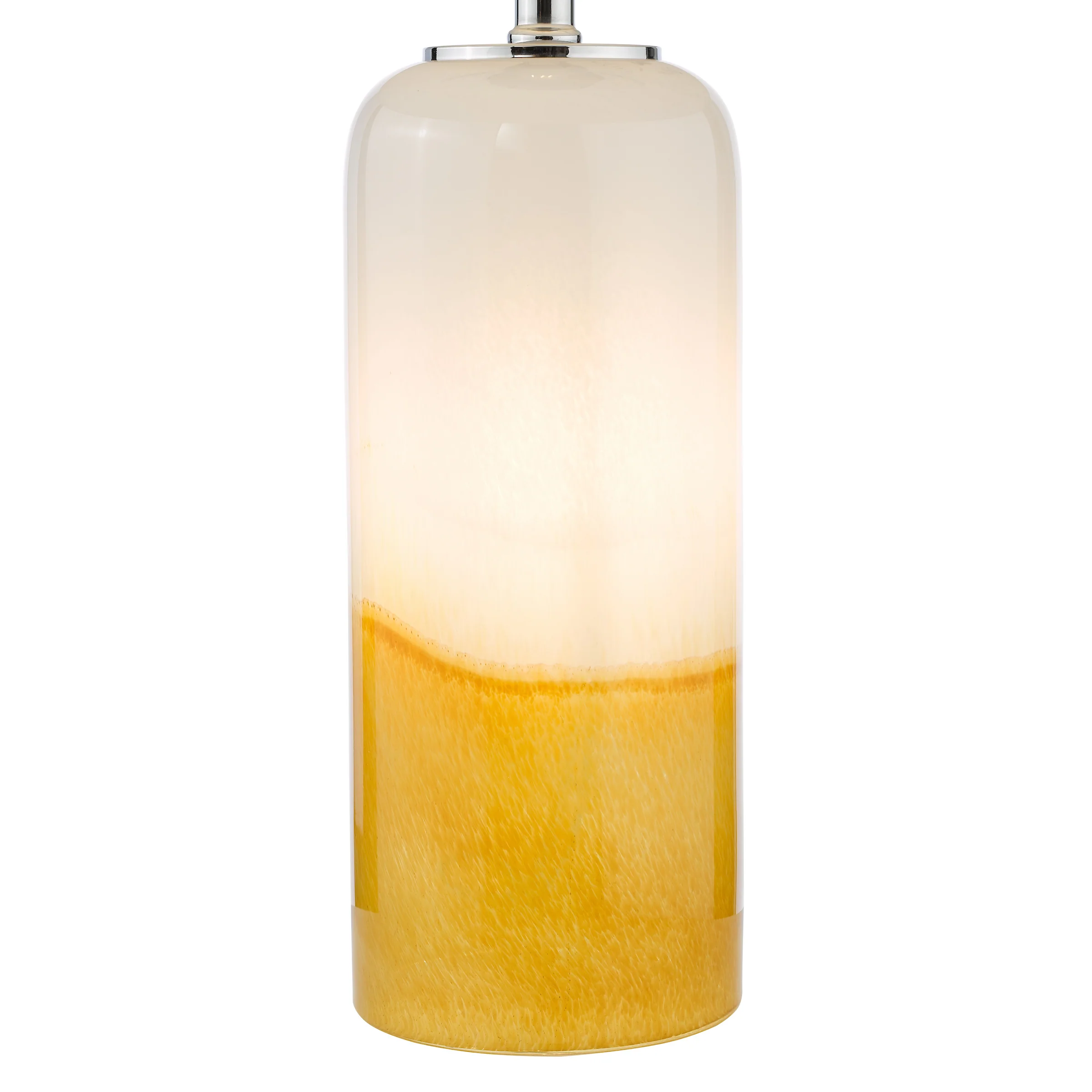 Deandra Table Lamp Yellow and White Art Glass - Deandra Lighting Collection - Image 2