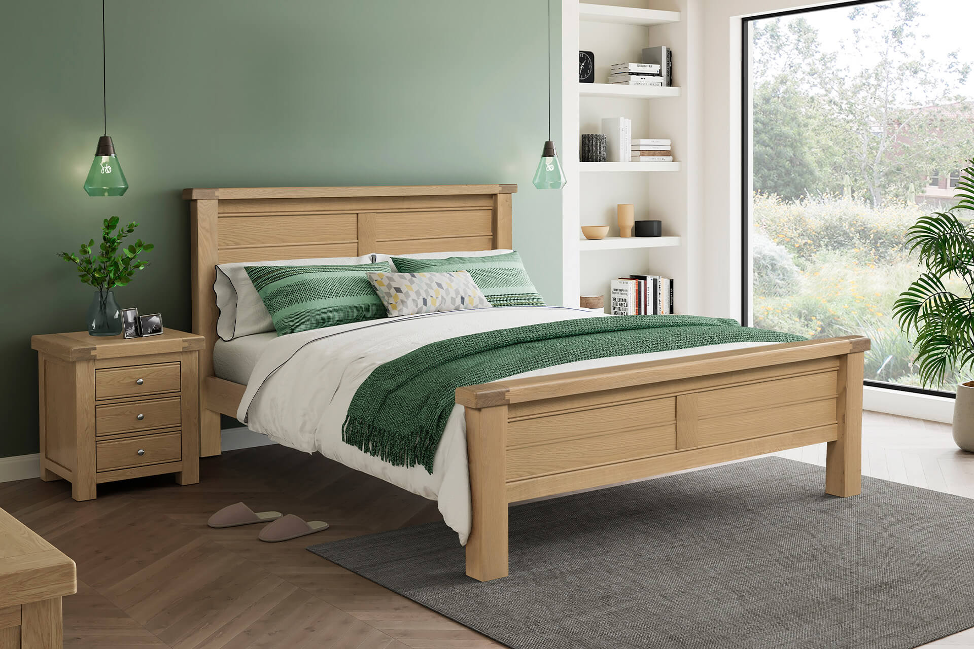 Delaney Bedside Table Oak - Image 8
