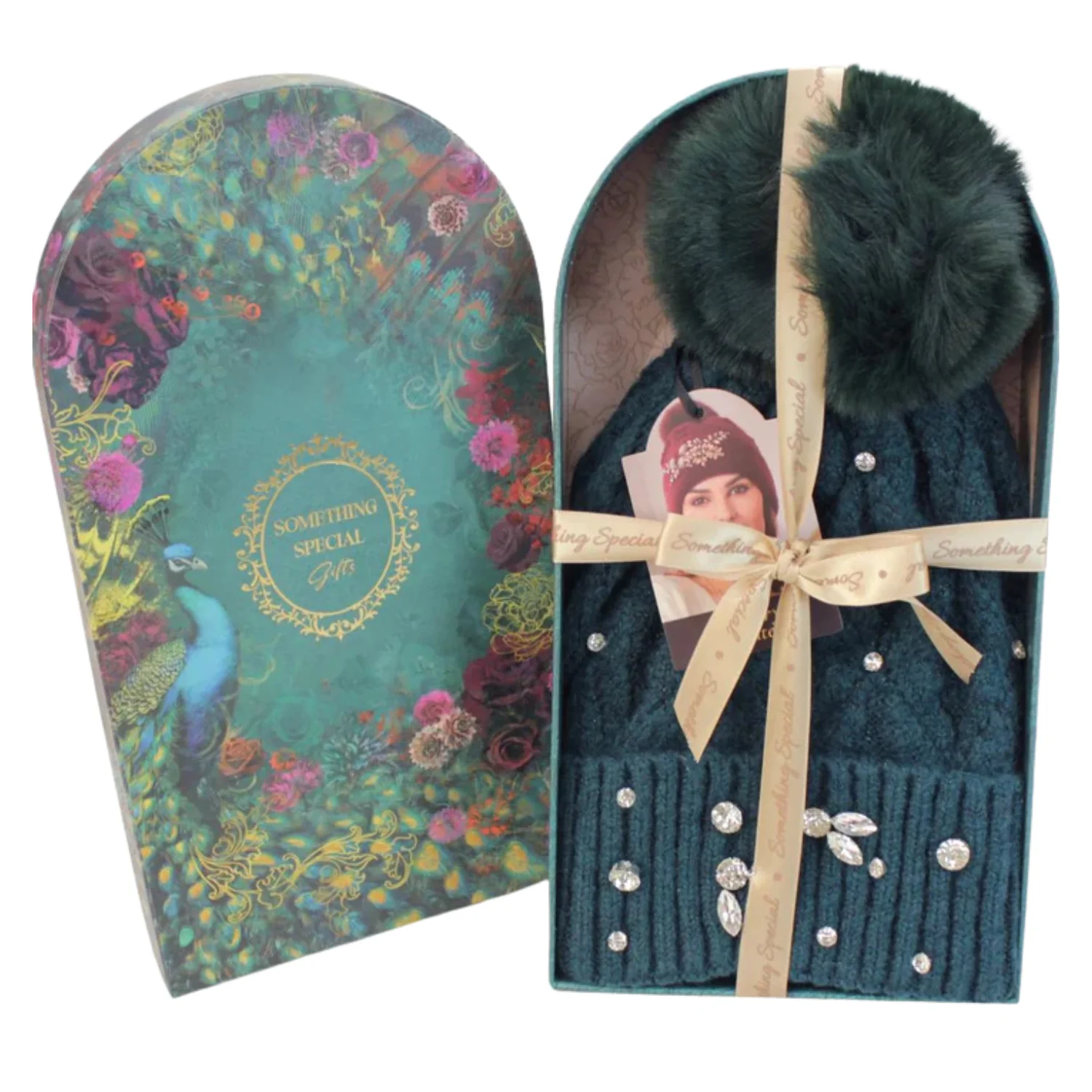 Diamonte Hat Teal – Chic Winter Hat from Warm Hats Collection