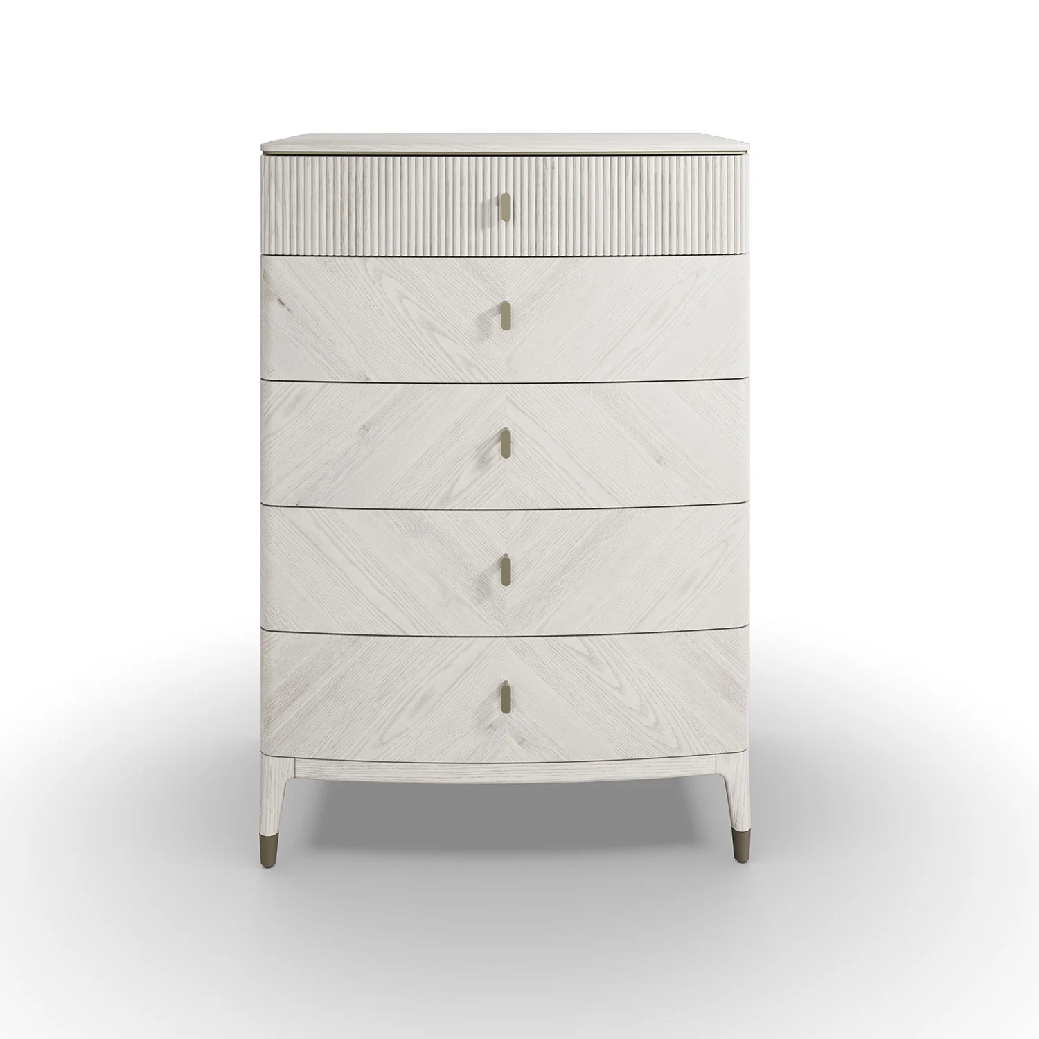 Diletta Tall Chest 5 Drawer Stone - Image 2