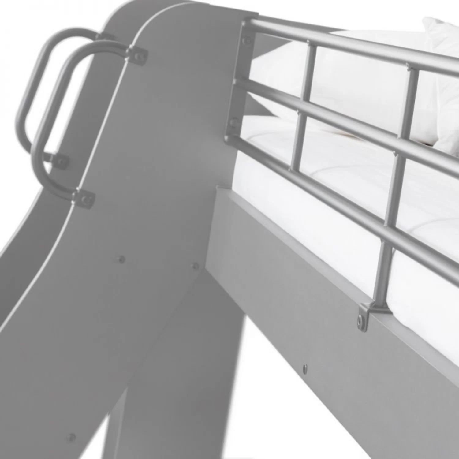 Domino Triple Sleeper Bunk Bed Light Grey - Image 5