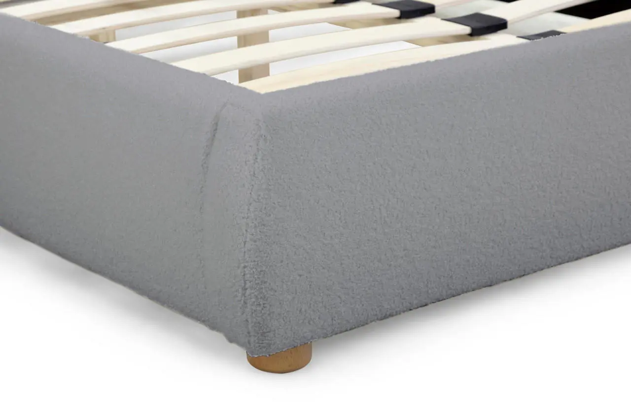 Donegal King Size Bed Grey 5ft - Image 5