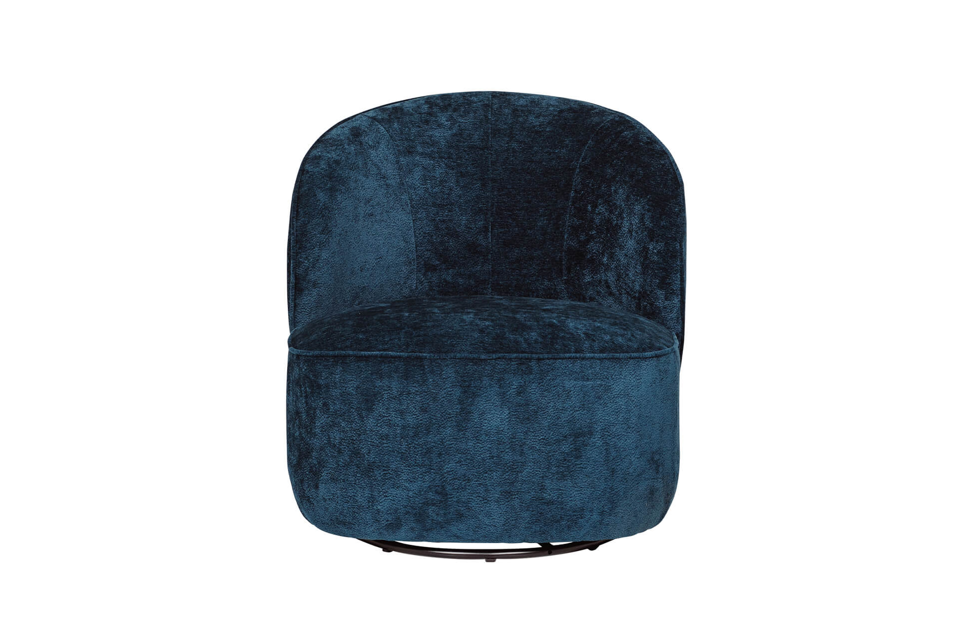 Edie Swivel Accent Chair Blue - Image 3