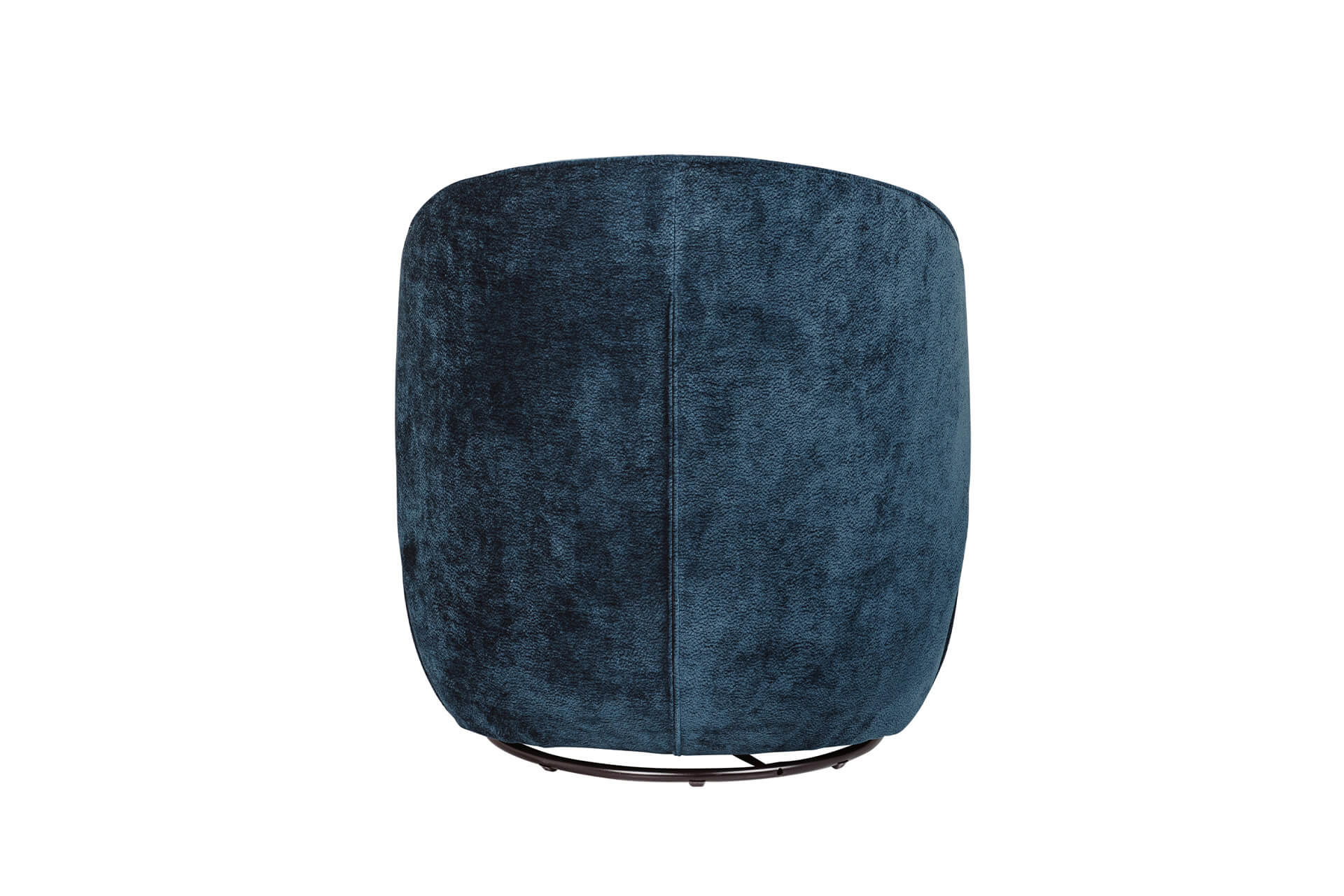 Edie Swivel Accent Chair Blue - Image 4