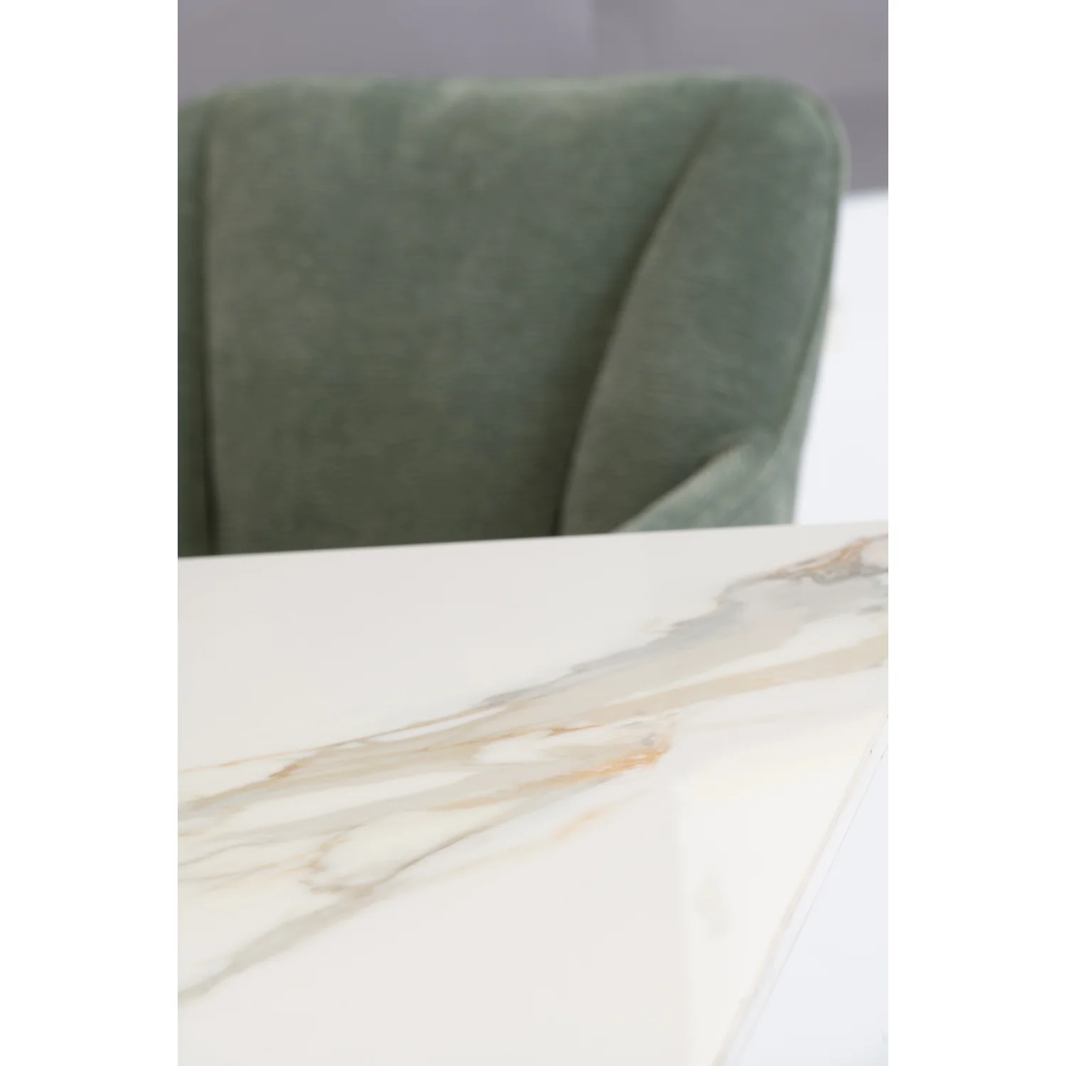Elena Rectangle Dining Table Kass Gold 1.6m - Image 4