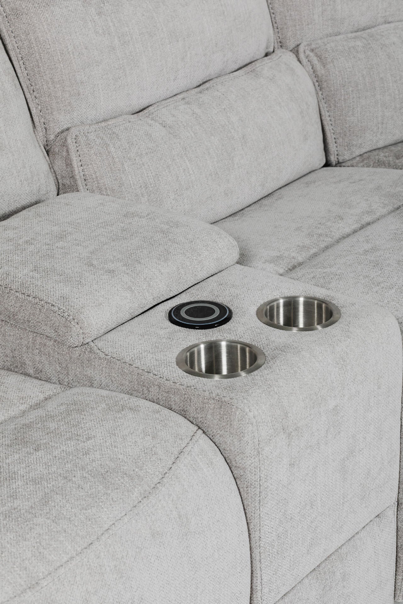 Eloise Console Sectional Grey - Image 3