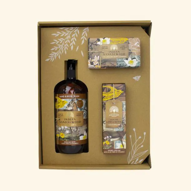 English Soap Co Hand And Body Gift Set Indian Sandalwood