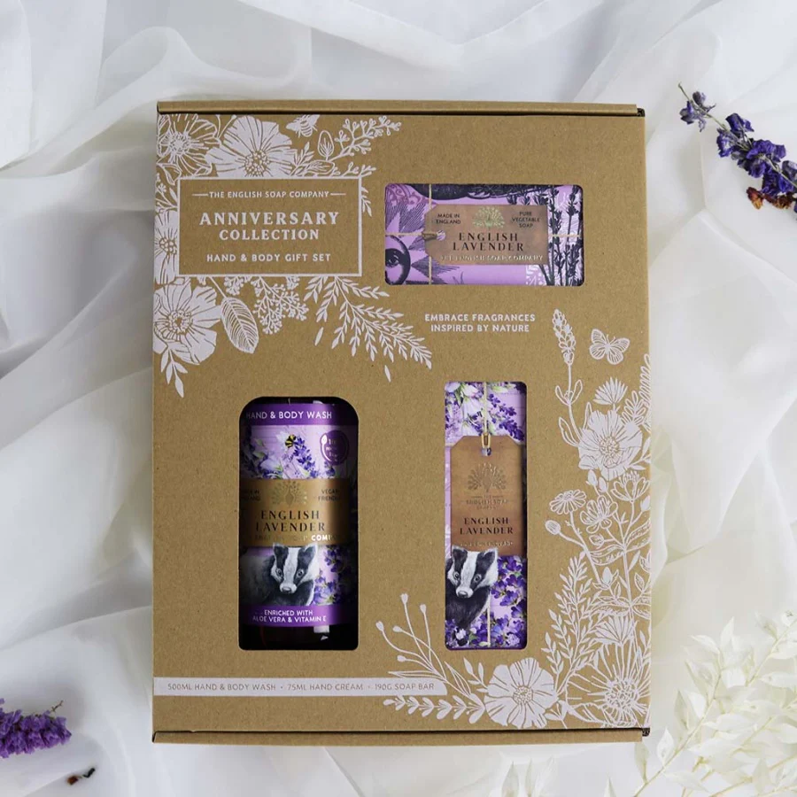English Soap Co Hand And Body Gift Set Lavender - Image 3