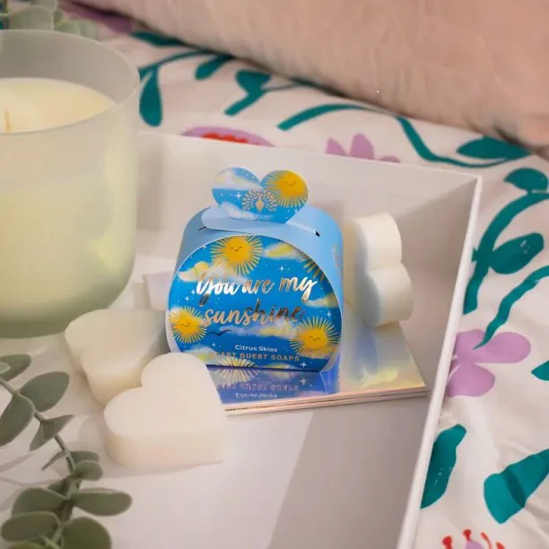 Occasions Citrus Skies You Are My Sunshine Heart Guest Soaps - Image 2
