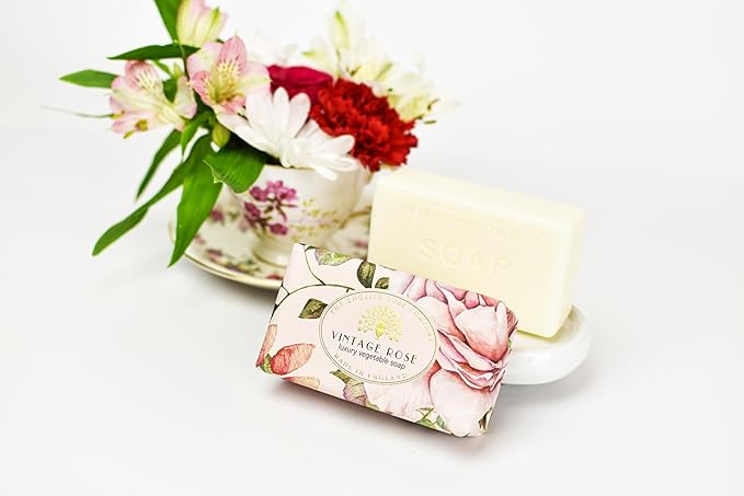 English Soap Co Bar Vintage Rose - Image 2