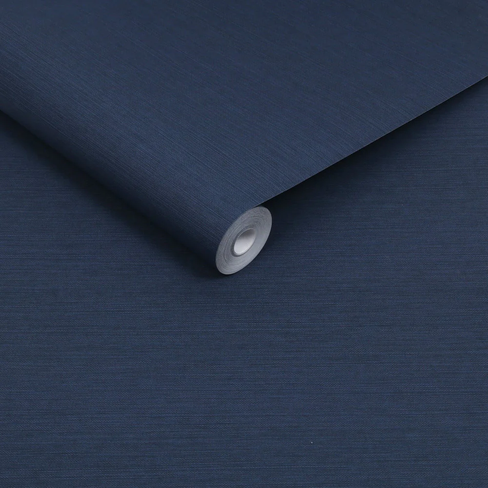 Envy Stitch Please Wallpaper Twilight - Dark Blue Plain Wallpaper - Image 4