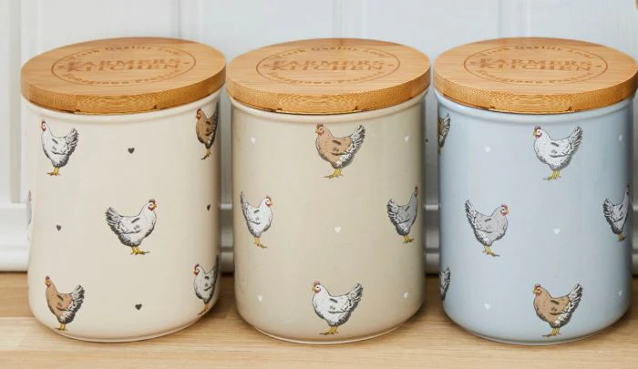Farmers Kitchen  Ceramic Sugar Canister - Image 2