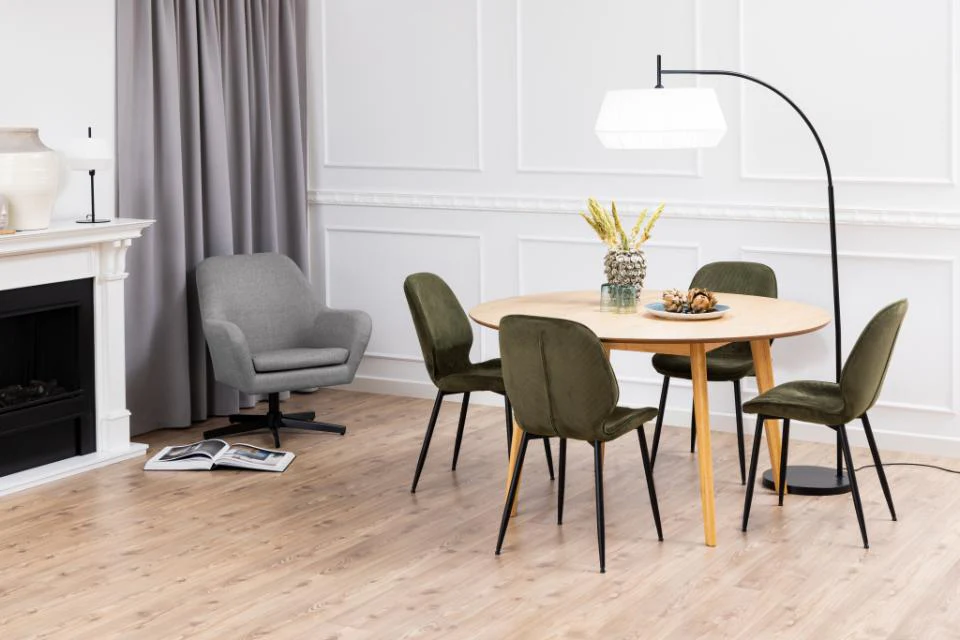 Femke Dining Chair Olive Green - Image 9