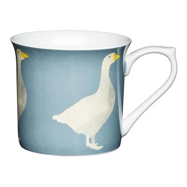 Fluted China Geese Mugs - Image 2