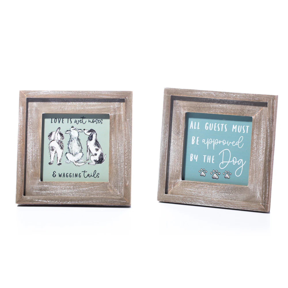 Framed Dog Plaque Assortment - Image 2