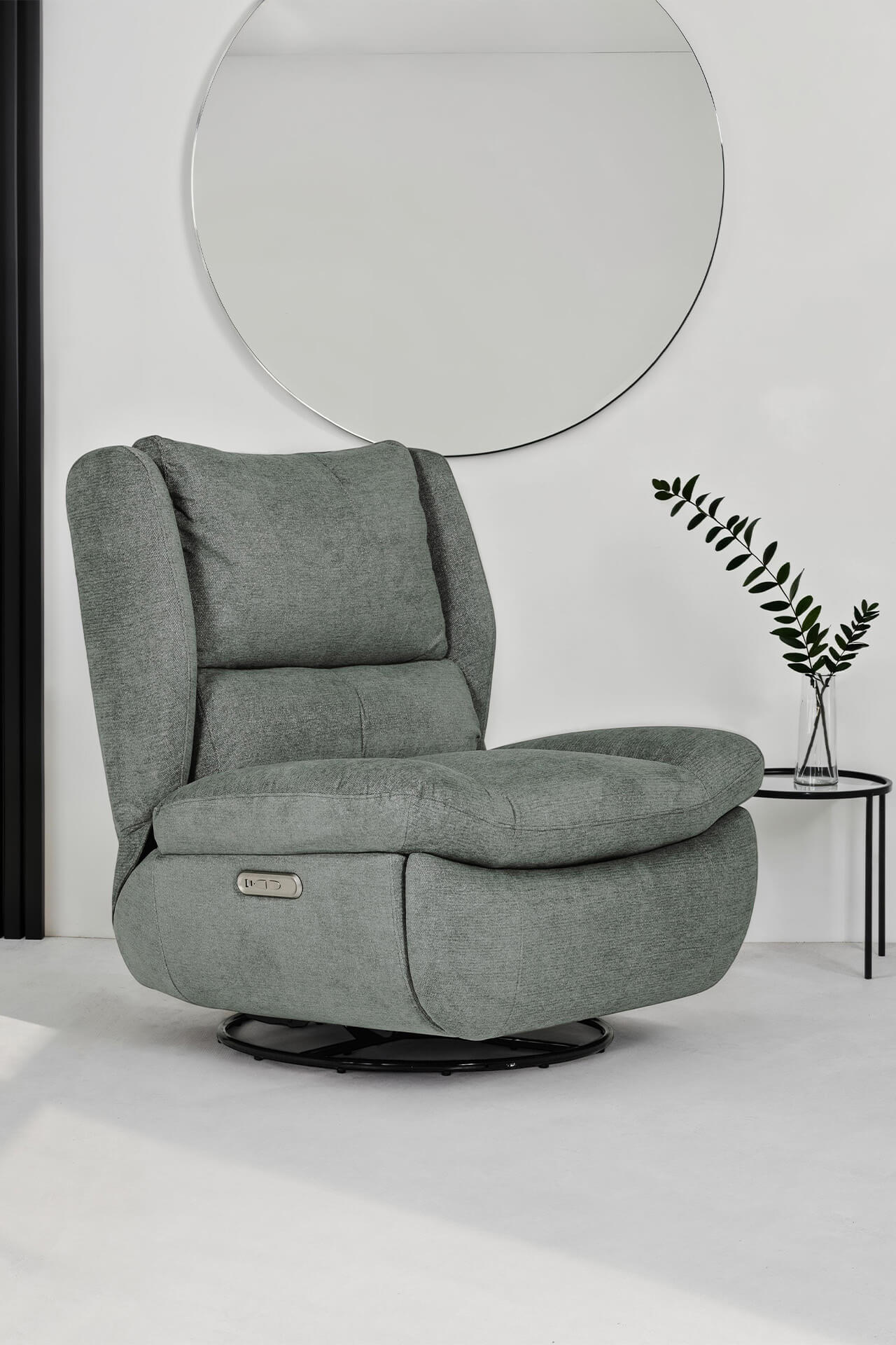 Freddy Electric Reclining Swivel Glider Chair Sage - Image 2