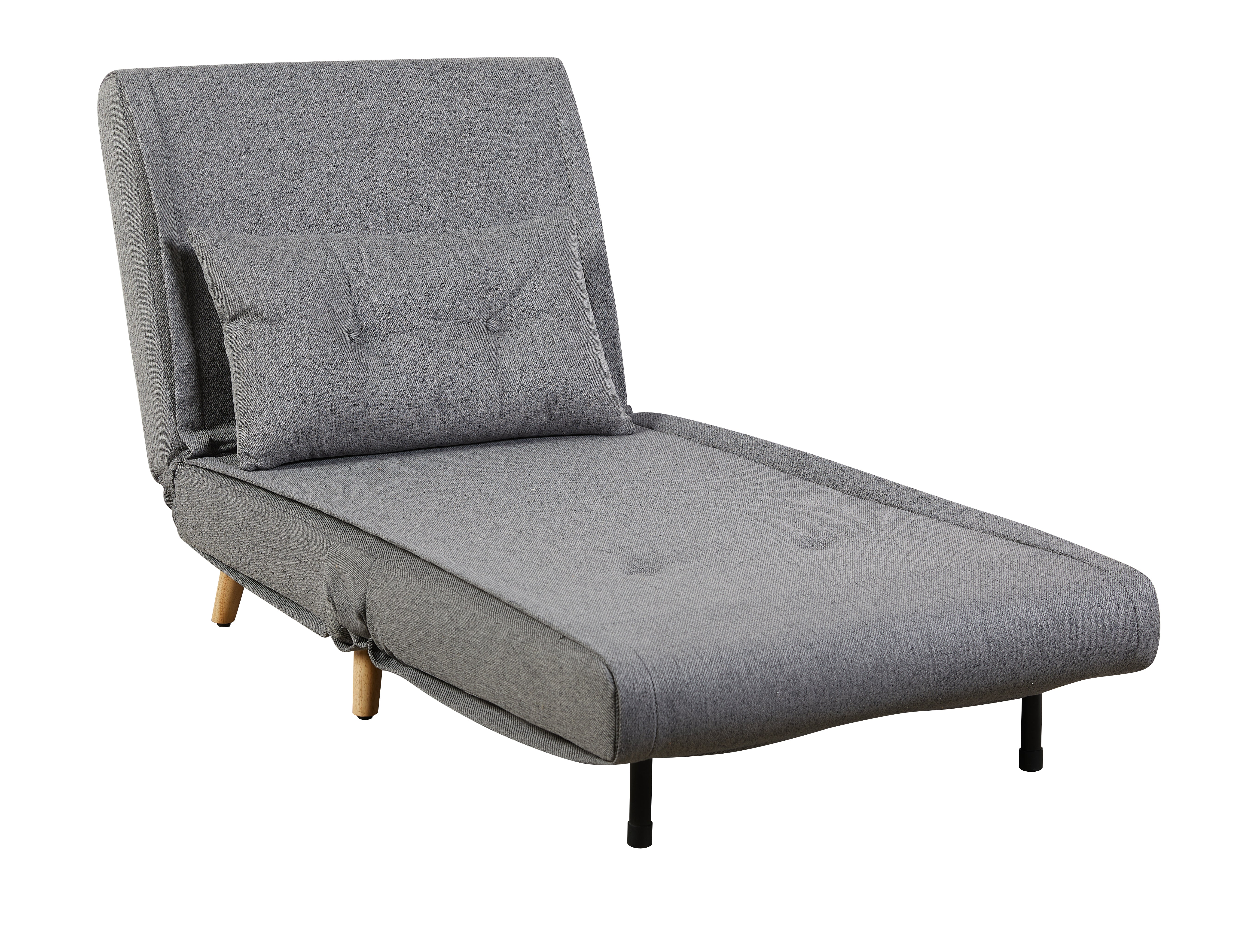 Freya Accent Chair Grey - Stylish Fabric Living Room Chair - Image 6