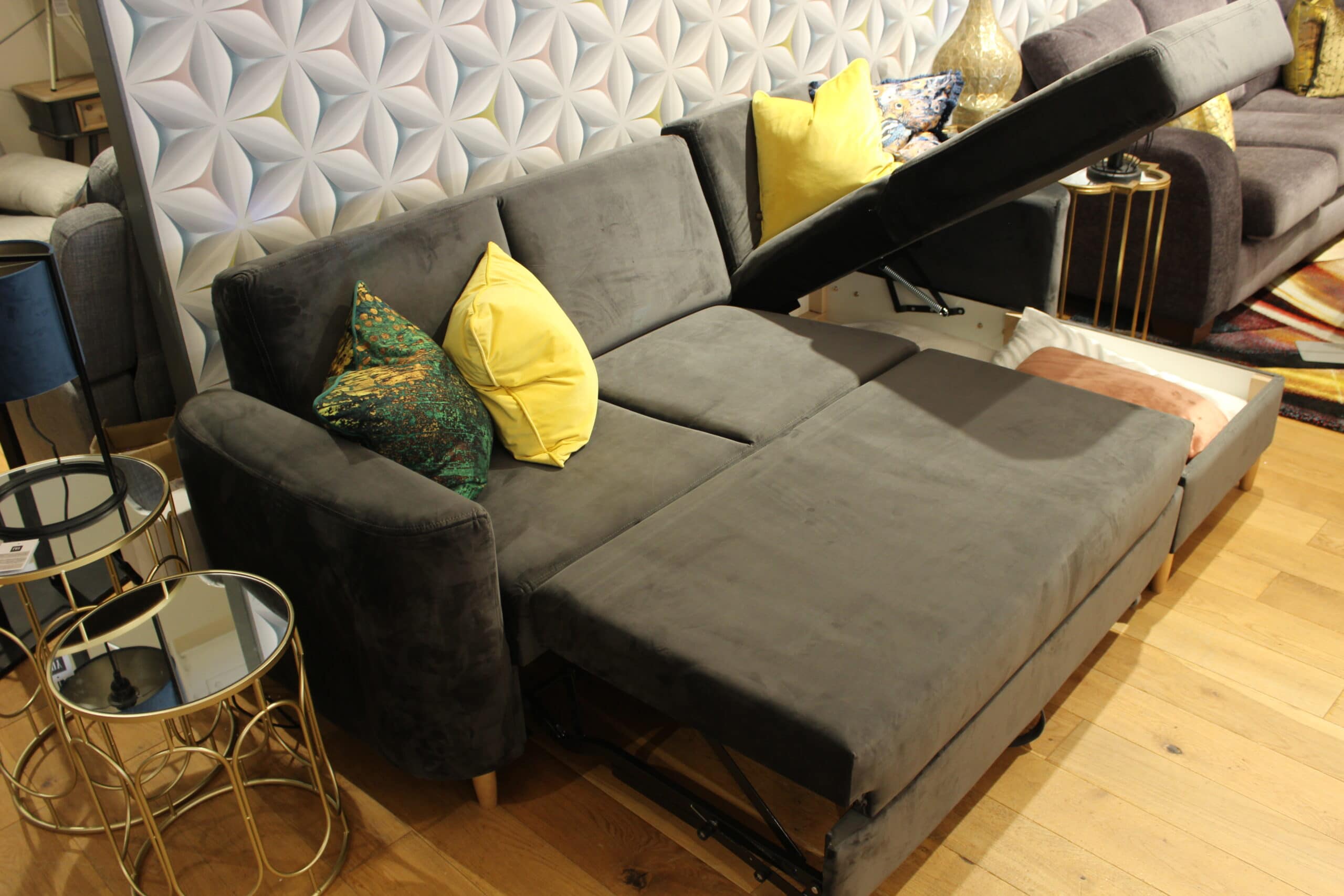 Galanto Corner Sofa Bed With Storage - Image 14