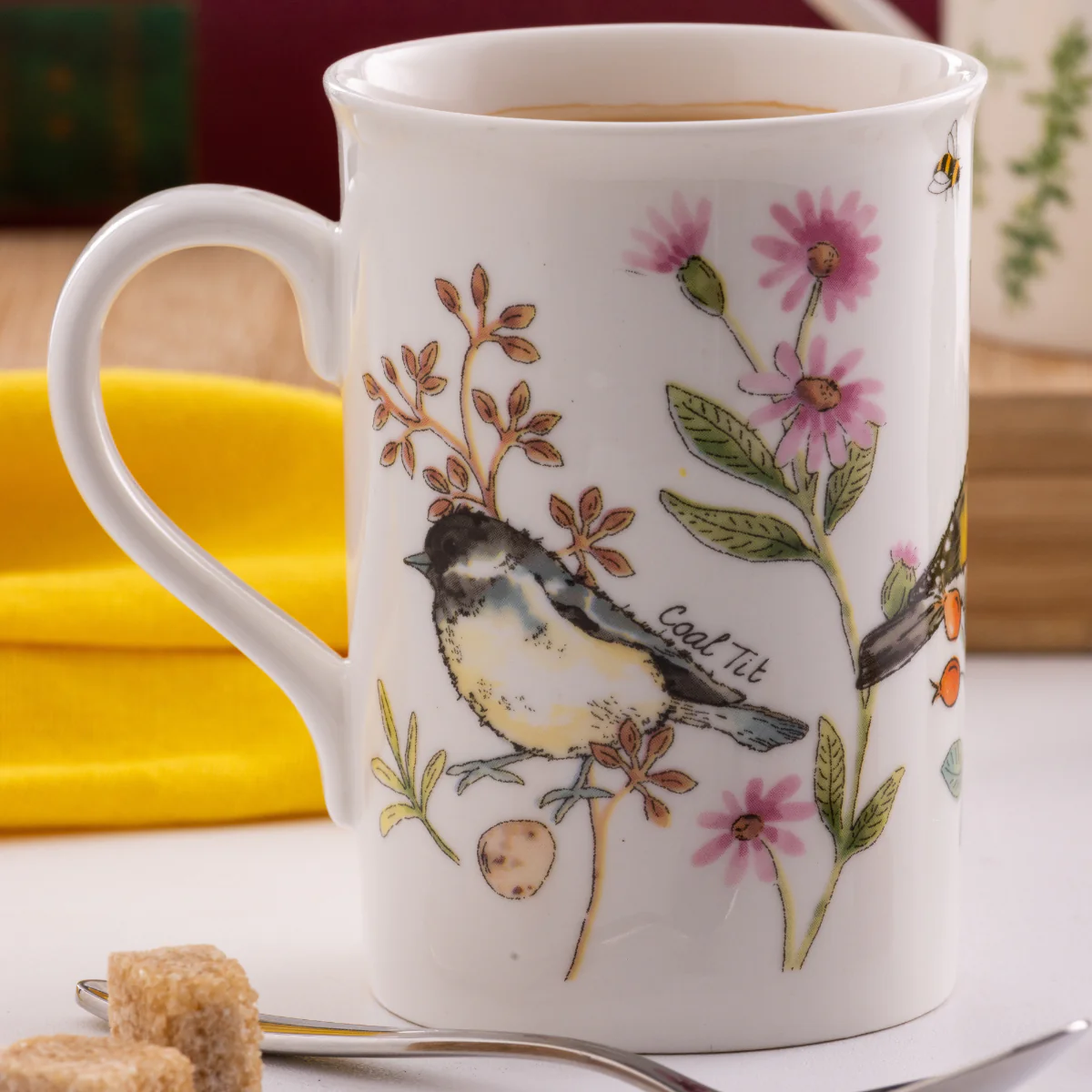 Garden Birds Bluebell 300ml Fine China Mug – Price & Kensington - Image 2