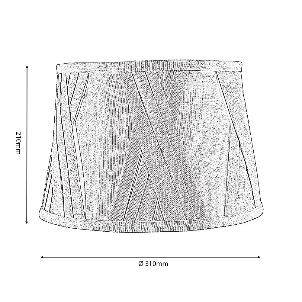Gathered Linen Shade - Image 3
