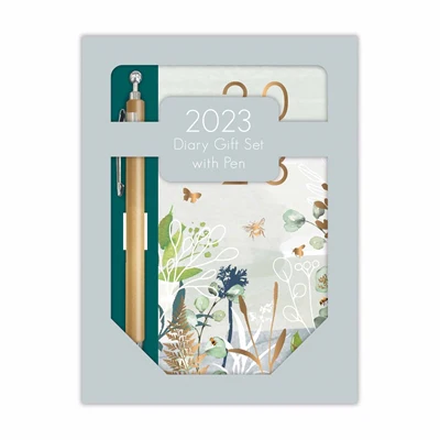 Gift Set Diary Slim WTV with Pen Bees - Image 2