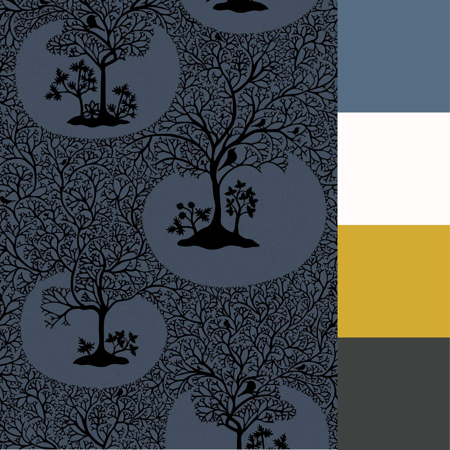 Graham & Brown Magical Forest Midnight Wallpaper - Image 5