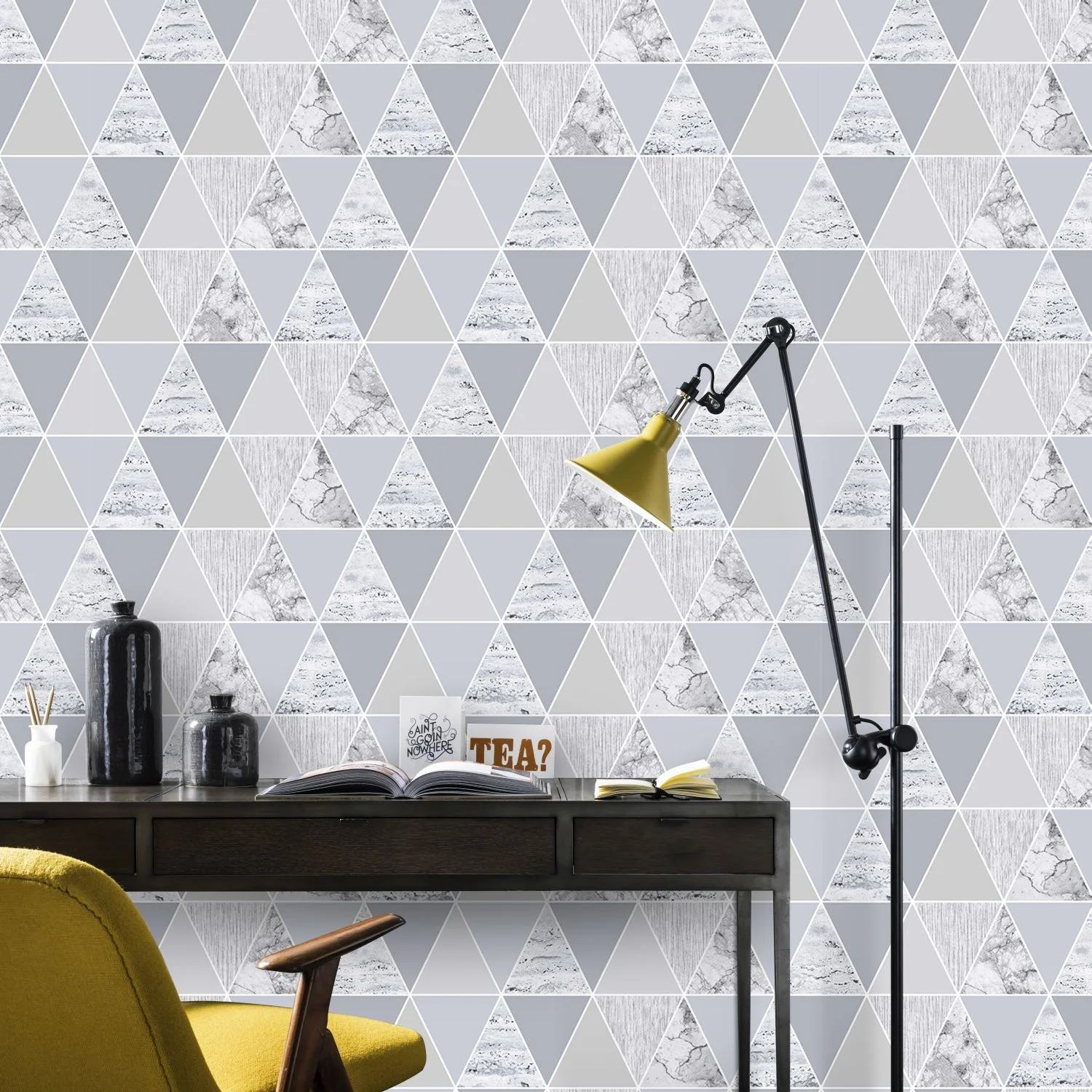 Graham & Brown Silver Reflections Wallpaper - Image 2
