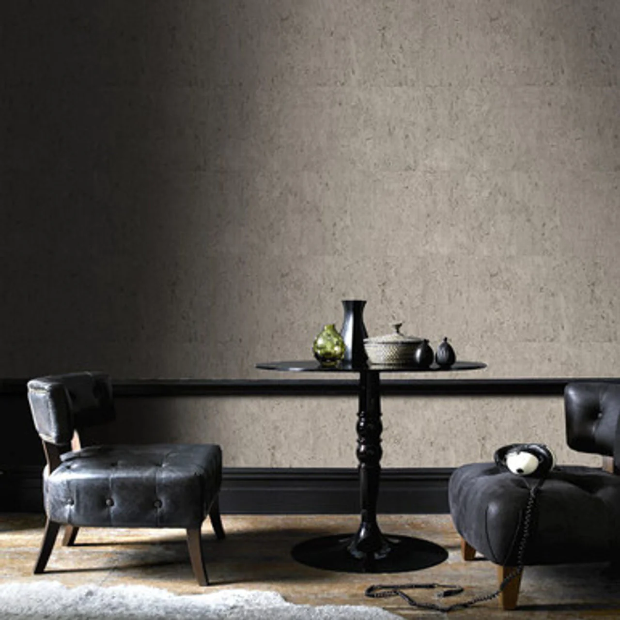 Graham & Brown Taupe Koruku Wallpaper - Image 2