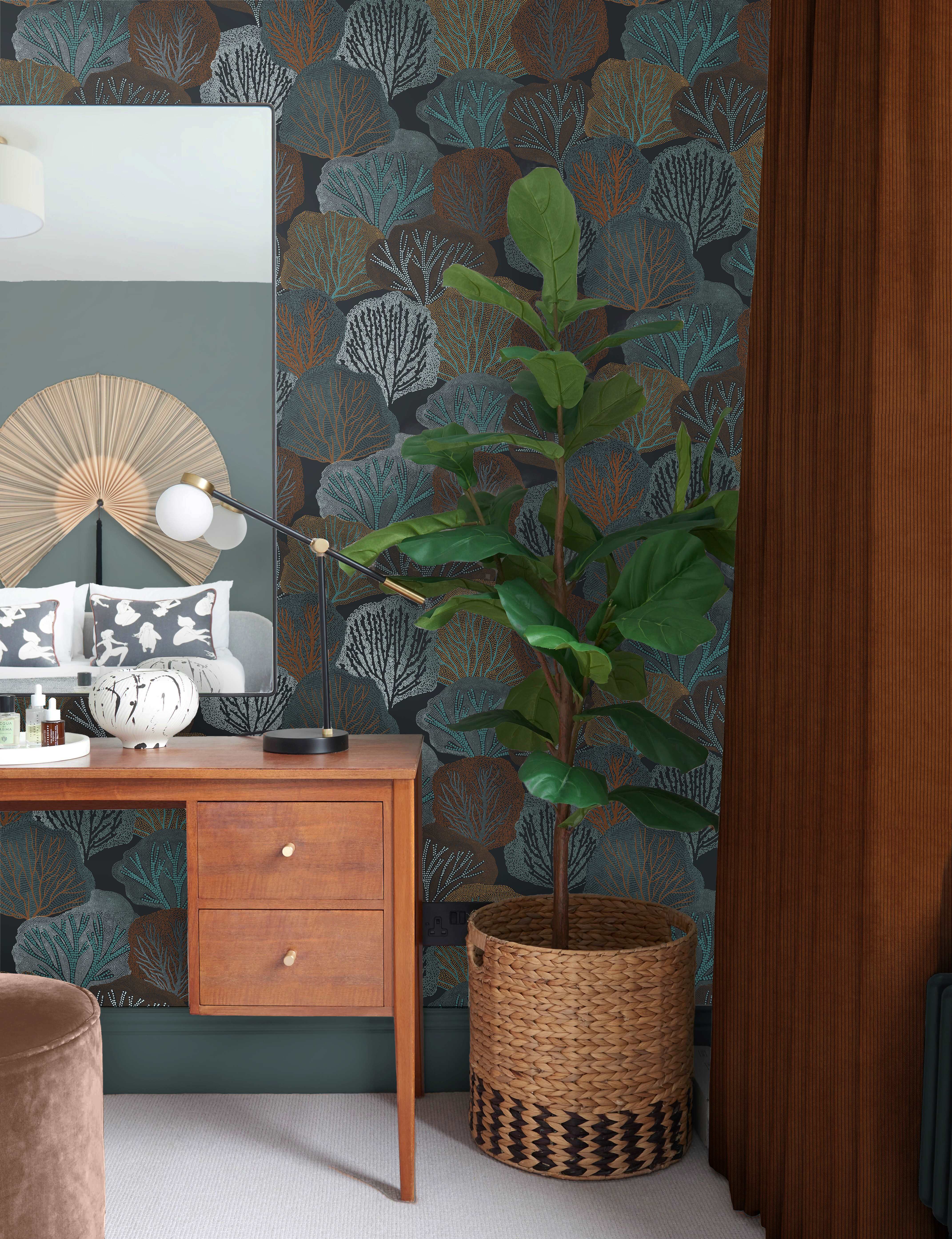 Graham & Brown Twyla Midnight Wallpaper - Image 3