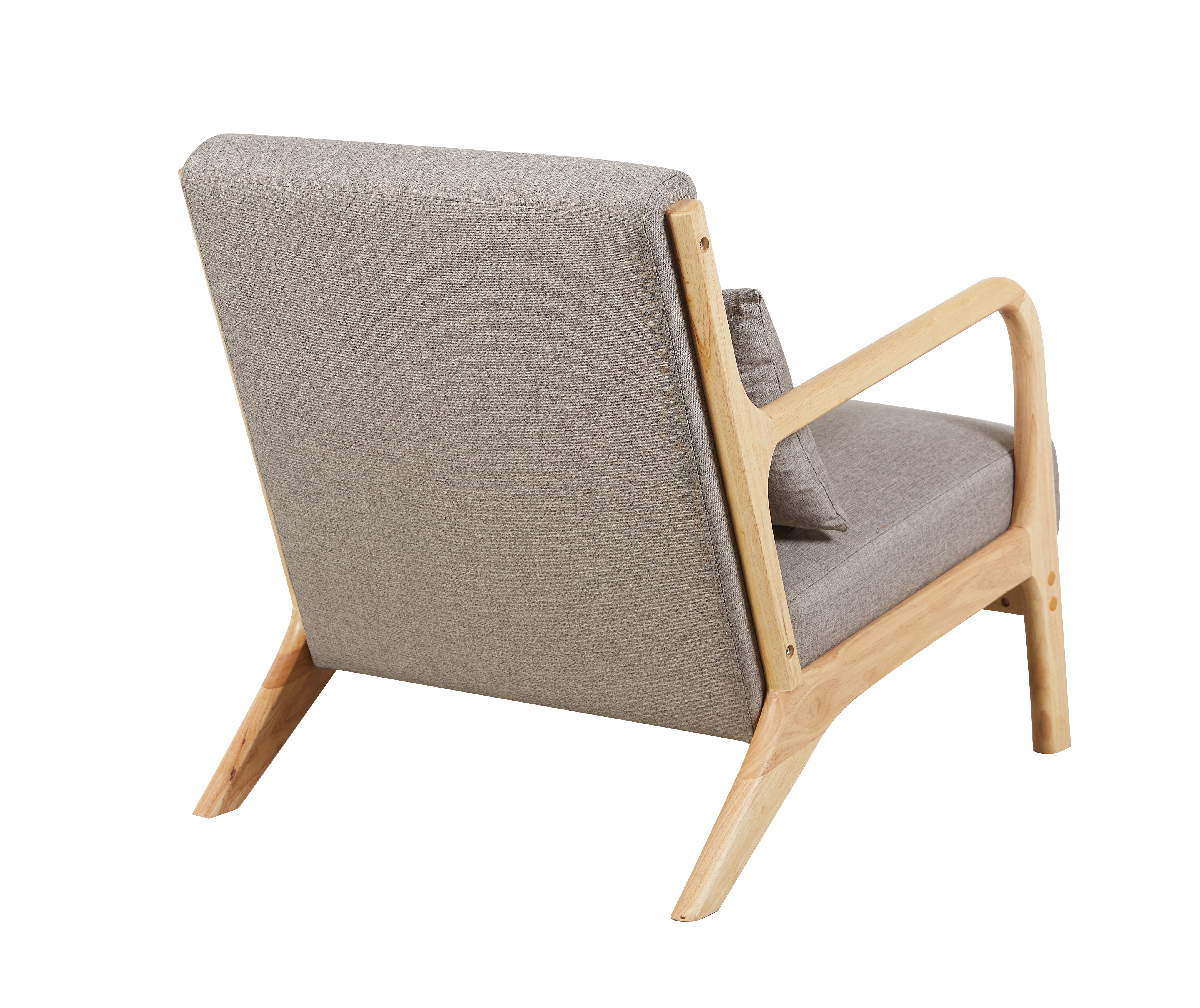 Hadley Accent Chair Linen Stone - Comfortable Living Room Chair - Image 4