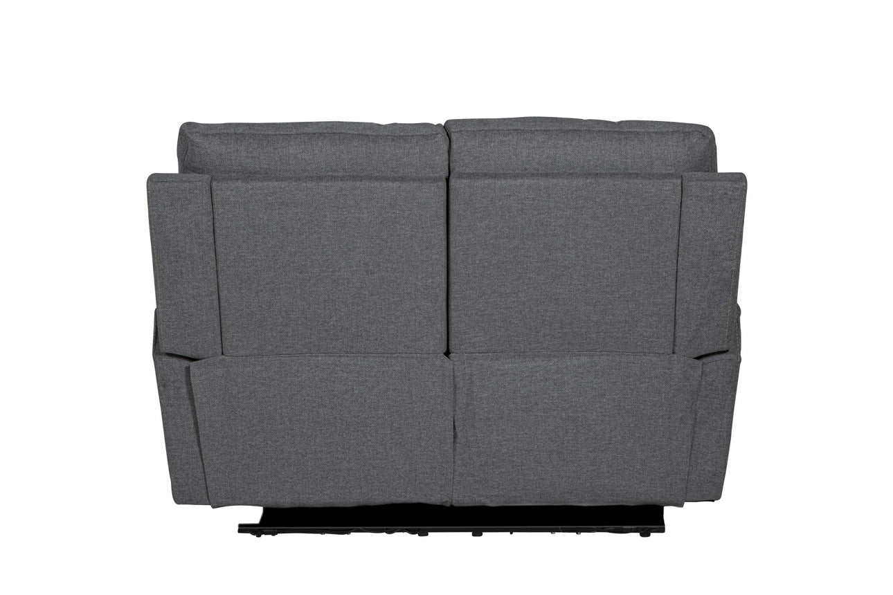 Harlington 2 Seater Sofa Charcoal Recliner - Image 4