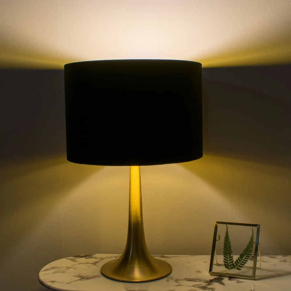 Helena Flared Table Lamp Gold - Image 2