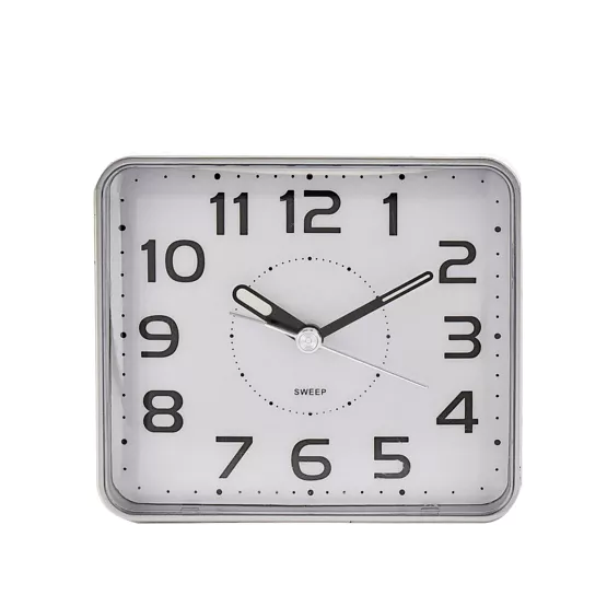 Hometime Black Alarm Clock - Dual Indicating Light System