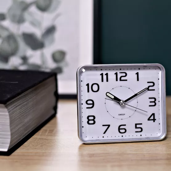 Hometime Black Alarm Clock - Dual Indicating Light System - Image 2