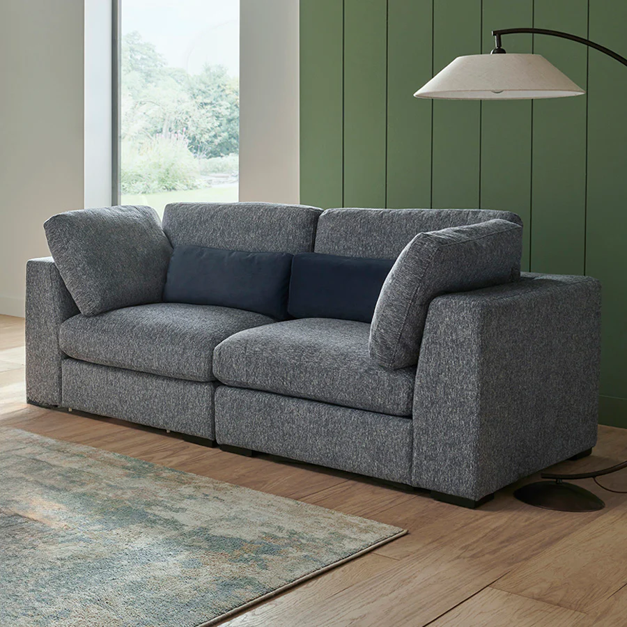 Humphrey 2 Seater Sofa Blue