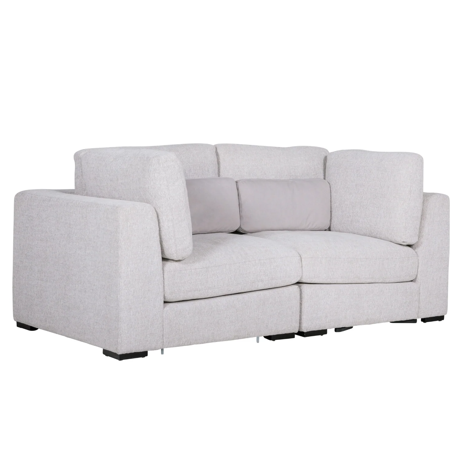 Humphrey Corner Arm Sectional Light Grey - Image 7