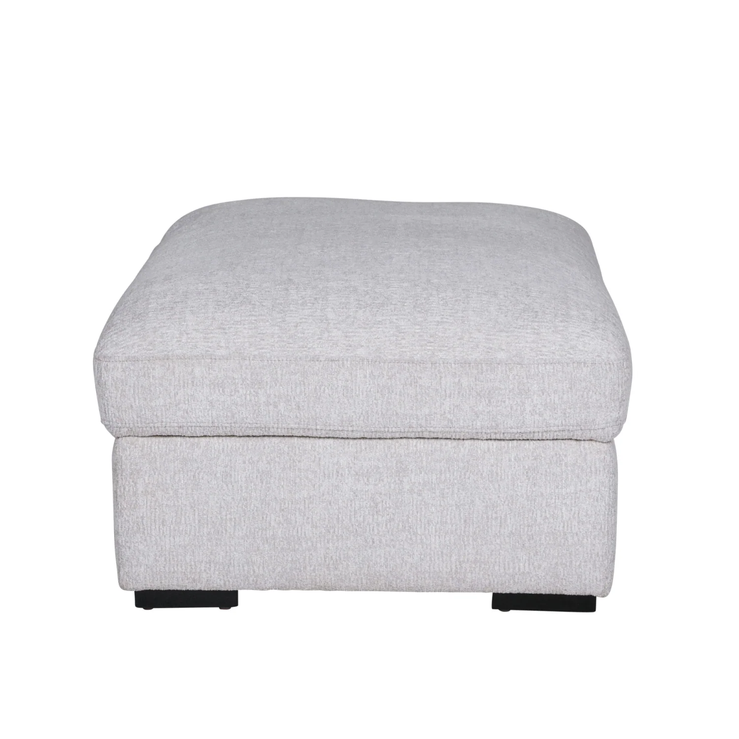 Humphrey Footstool with Storage Light Grey - Image 3