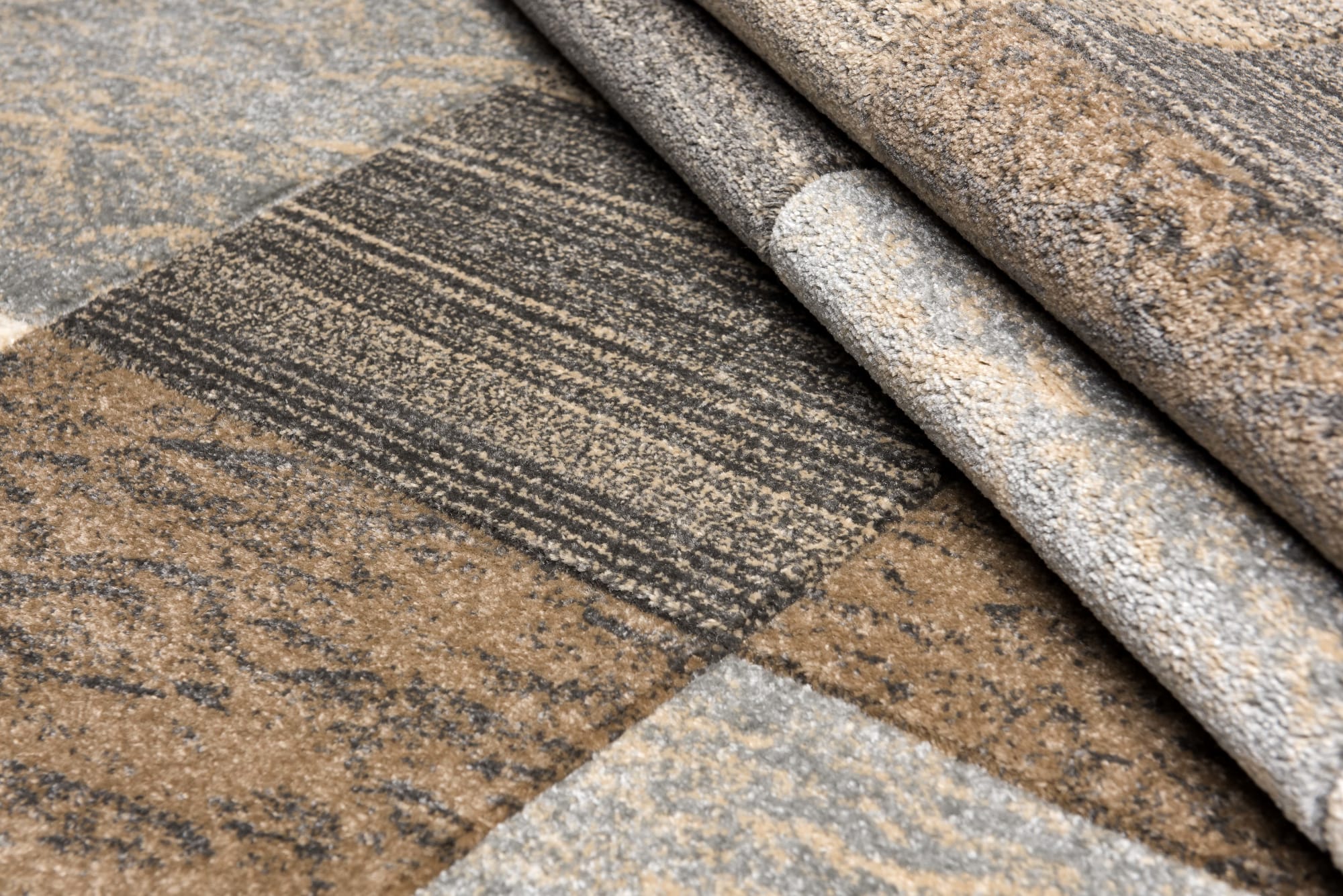 Jasper Geometric Rug Brown & Beige - Image 7