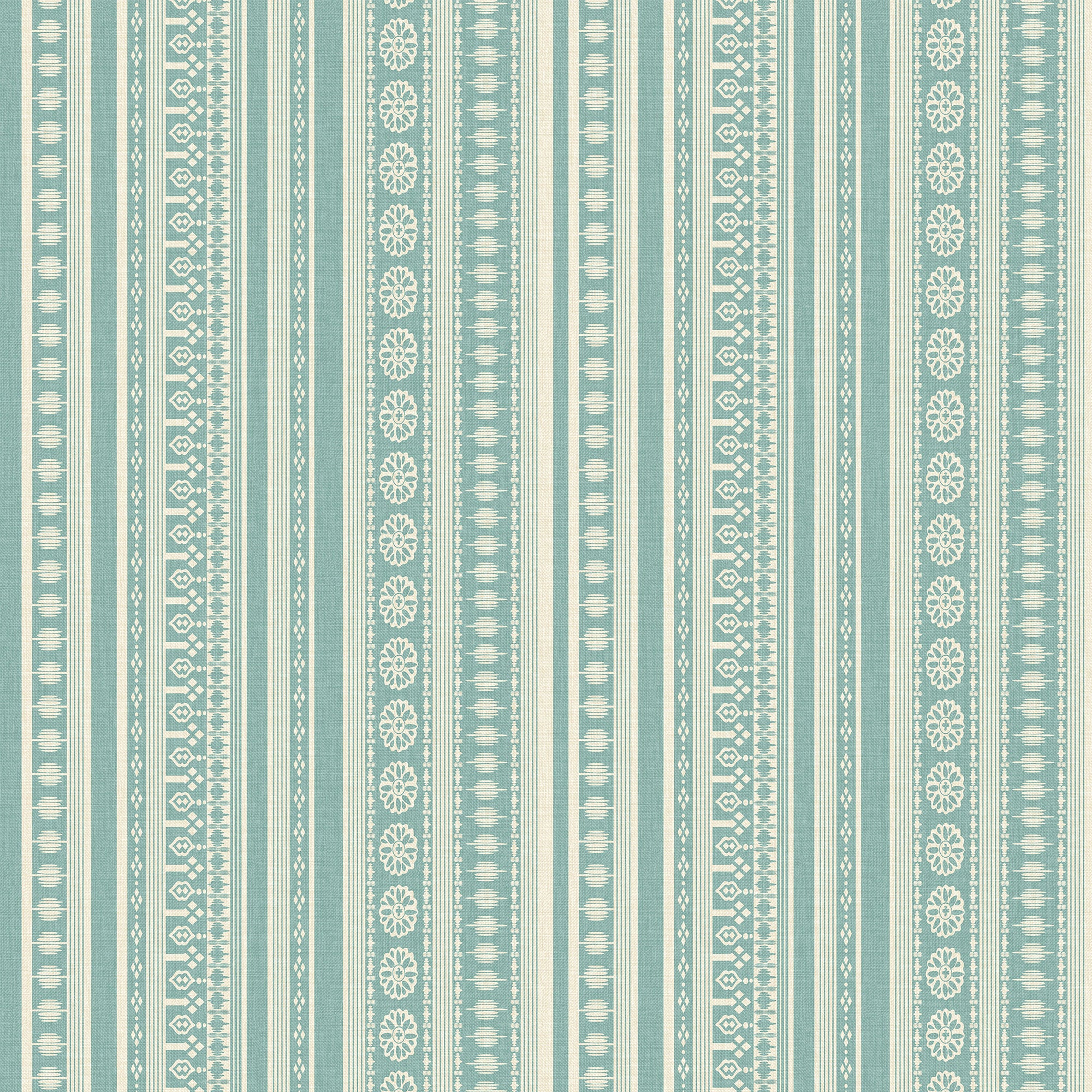 Joules Decorative Stripe Wallpaper Duck Egg Blue Soft Textured Paste-The-Wall 52cm Width Elegant Stripe Wallpaper