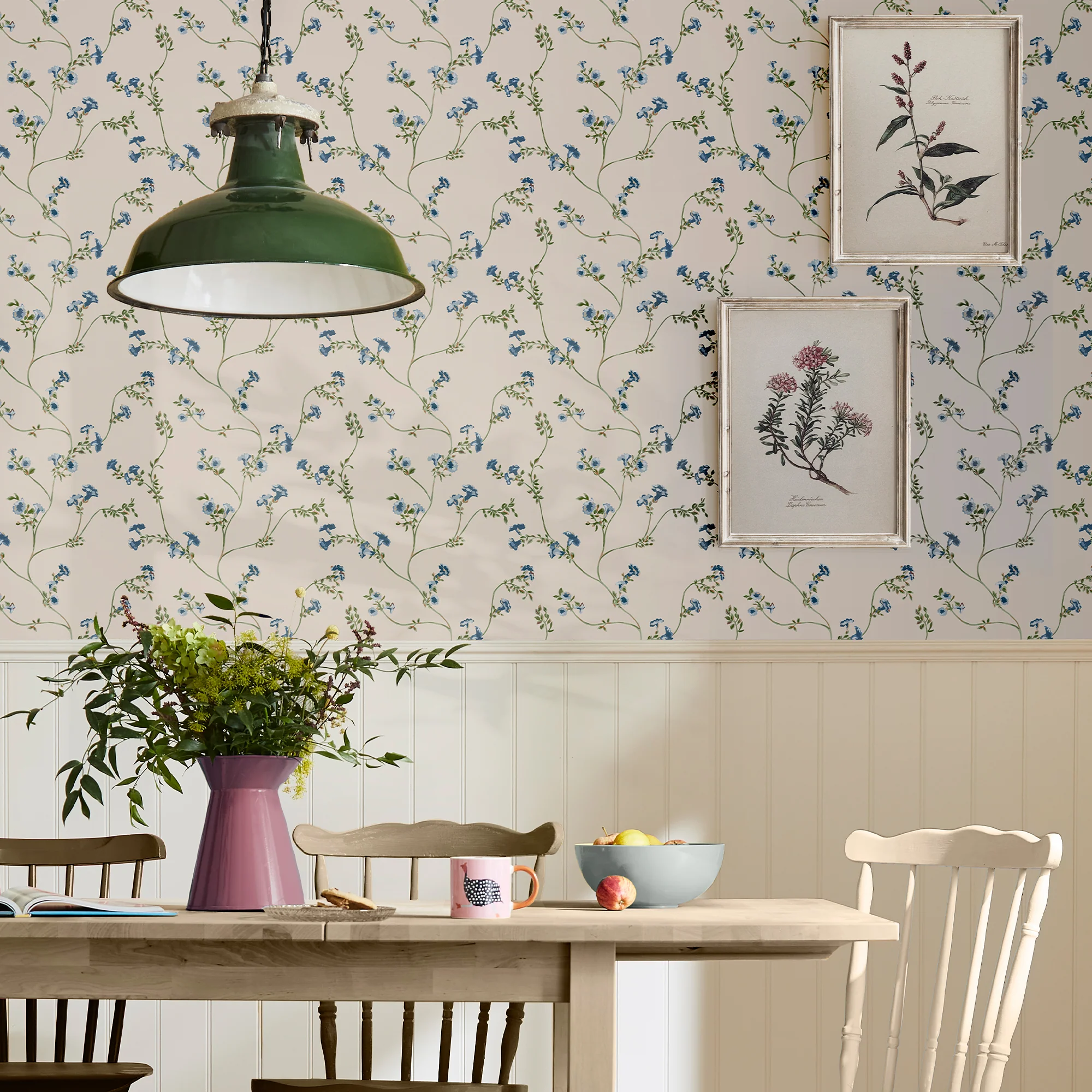 Joules Wallpaper Robey Cottage Floral Creme - Image 2