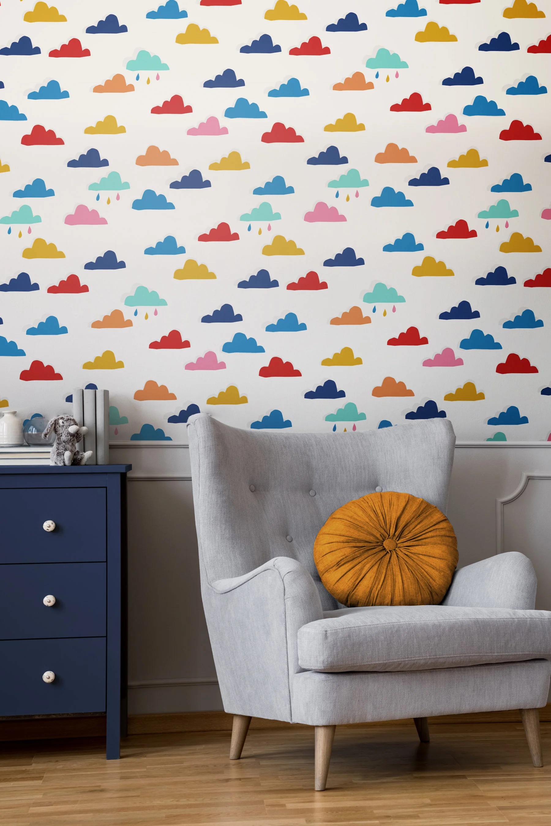 Joules Whatever the Weather Wallpaper Rainbow - Multicolored Wall Covering - Image 2