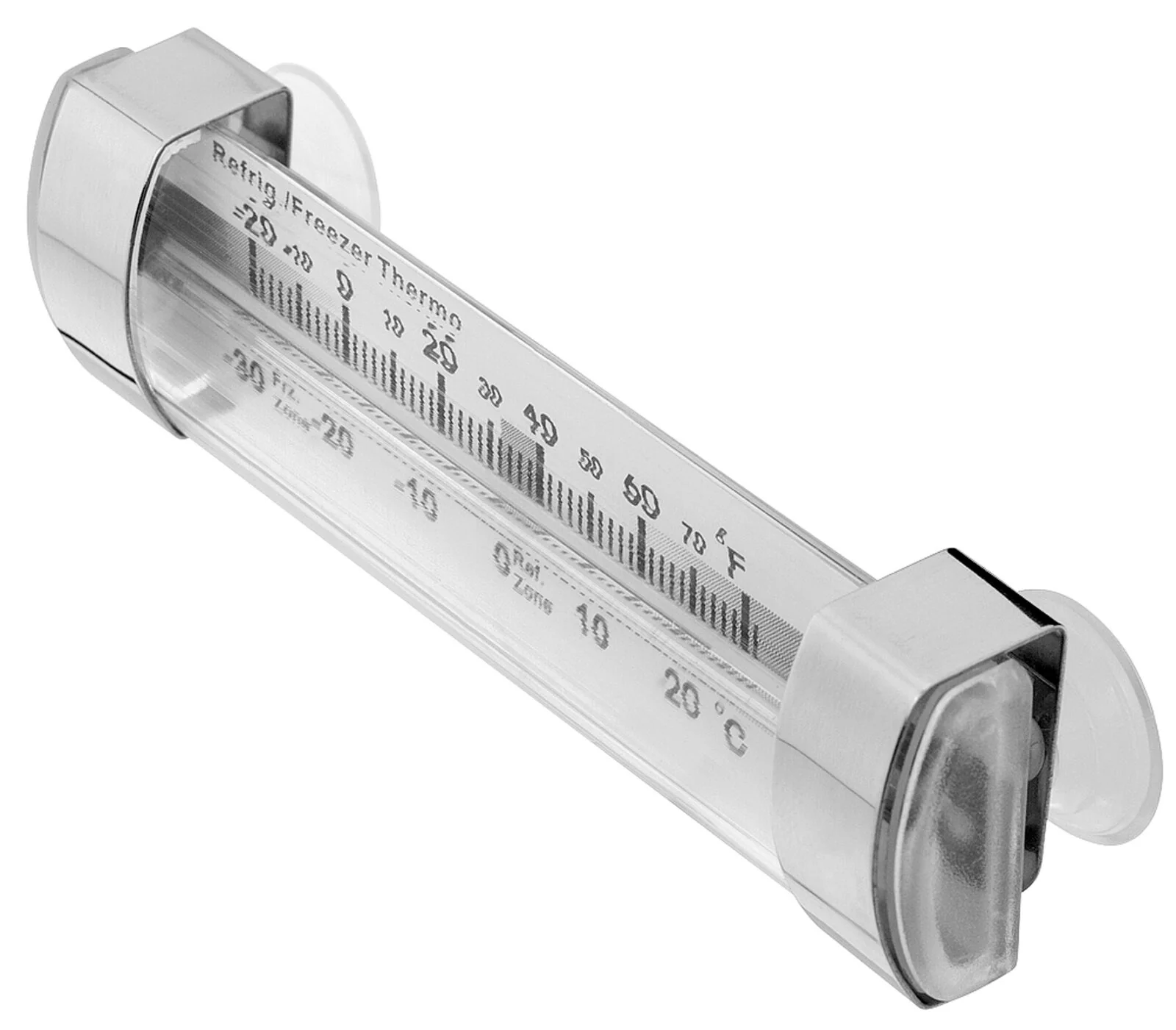 Judge Fridge Freezer Thermometer with Suction Pads & Dual Celsius Fahrenheit Display