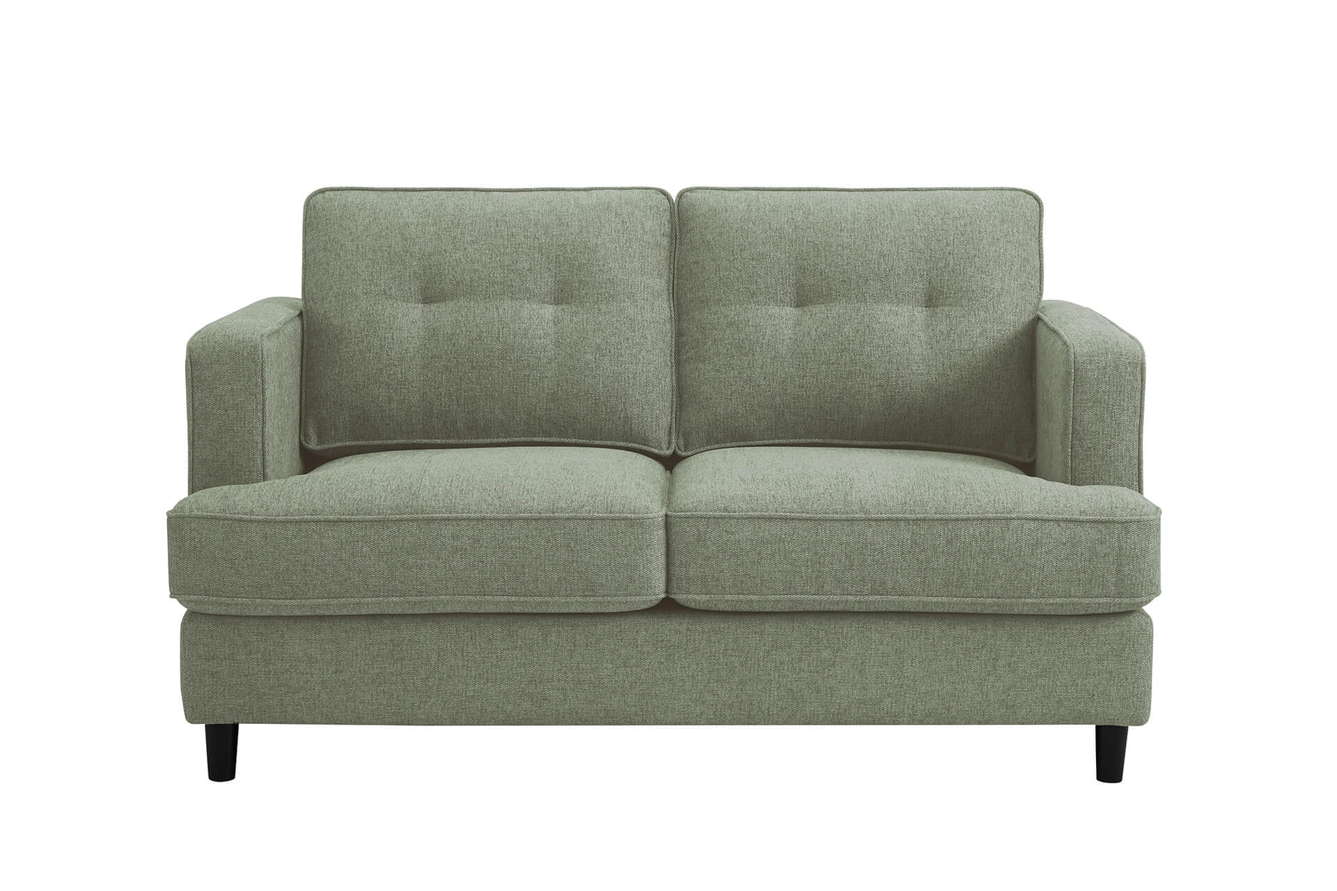 Juniper Fixed 2 Seater Sofa Sage – Stylish Fabric Two Seater Couch - Image 2