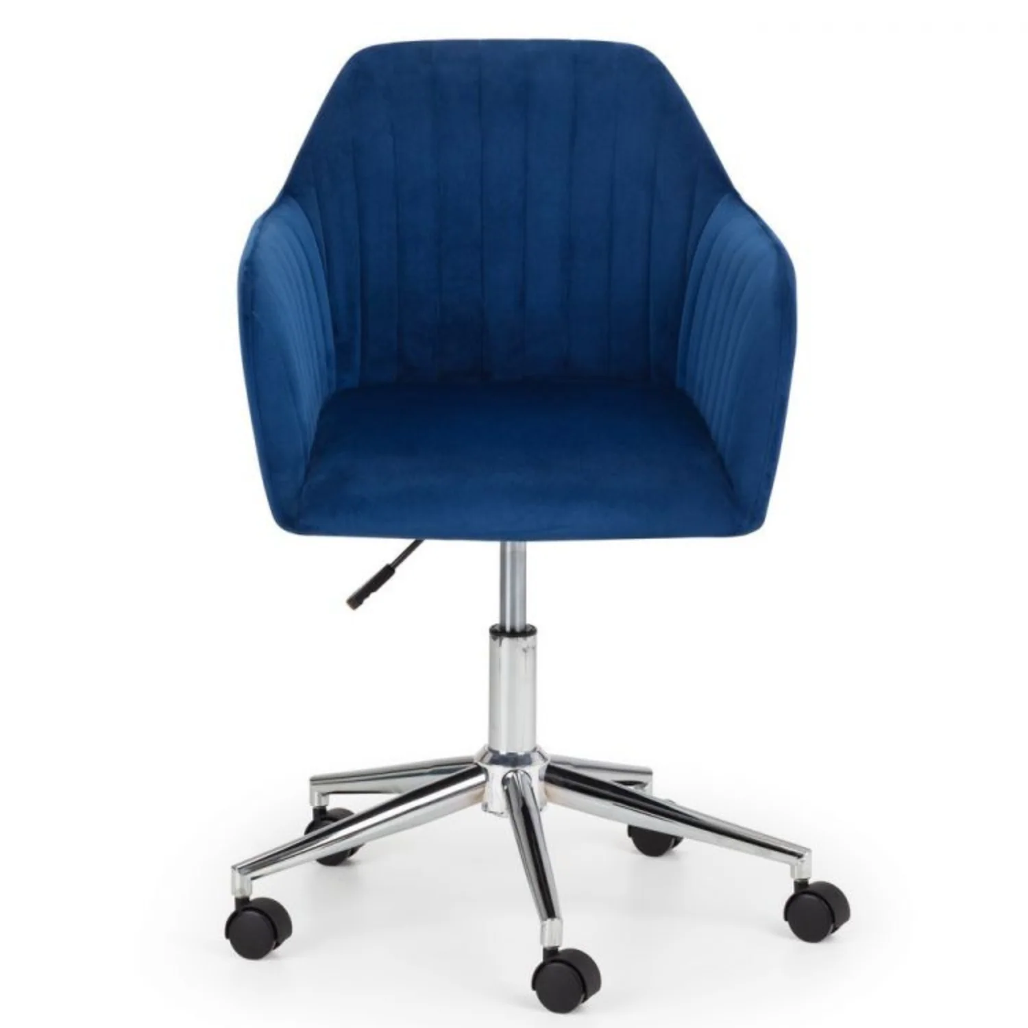 Kahlo Office Chair Blue & Chrome - Image 2
